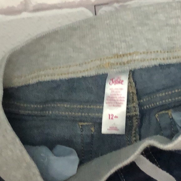 Justice Pull On Denim Shorts - Picture 4 of 4